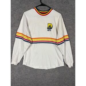 Disney‎ World 1971 Spirit Jersey Long Sleeve T-Shirt Retro Striped Graphic Tee